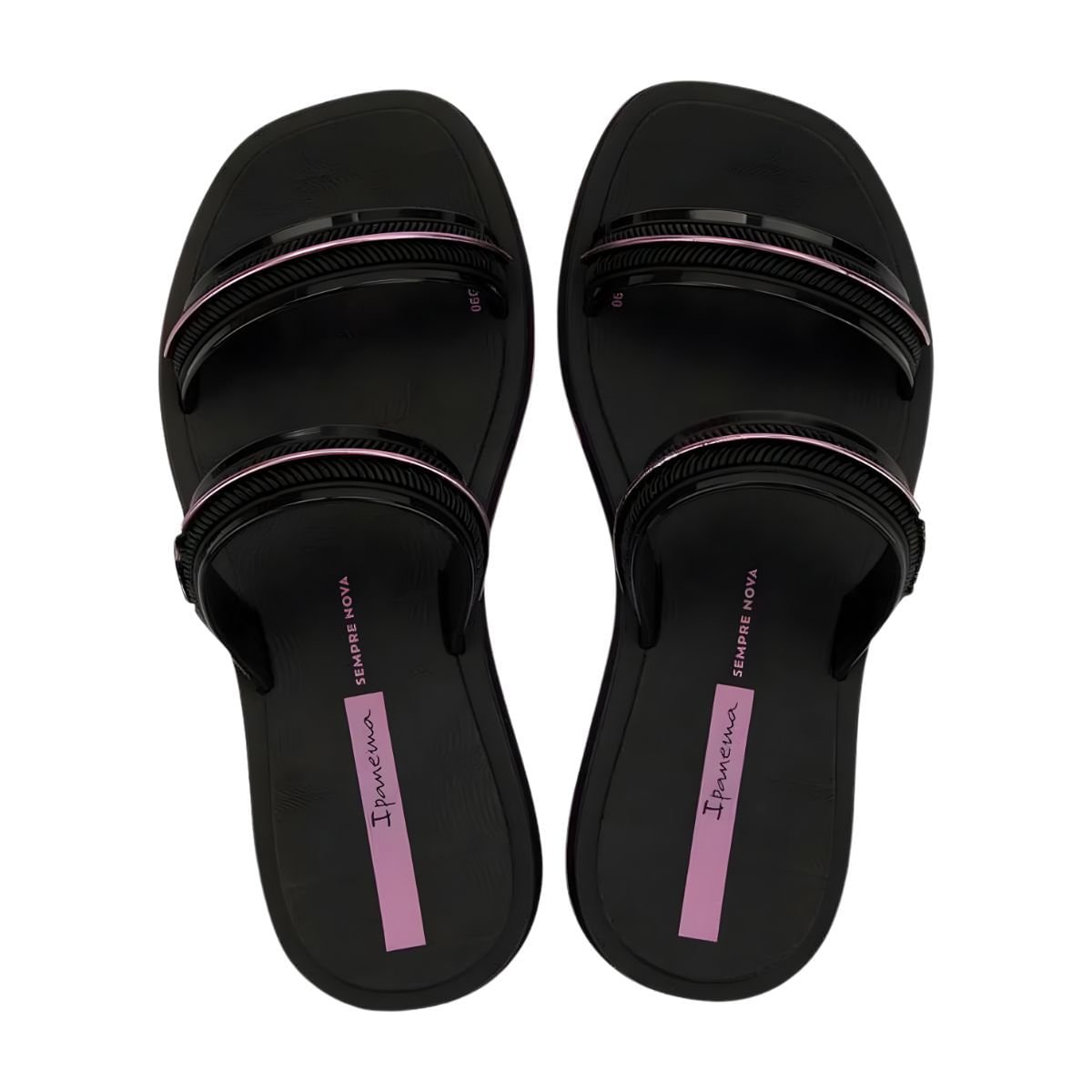 Chinelo Inf Gaspea/Slide Ipanema Glow Preto 2