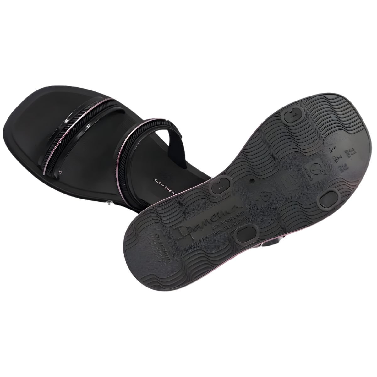 Chinelo Inf Gaspea/Slide Ipanema Glow Preto 7