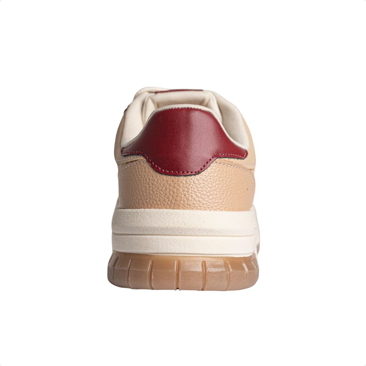 Tênis Feminino Comfy Dm Urban Flow Bege E Vermelho Bege 4