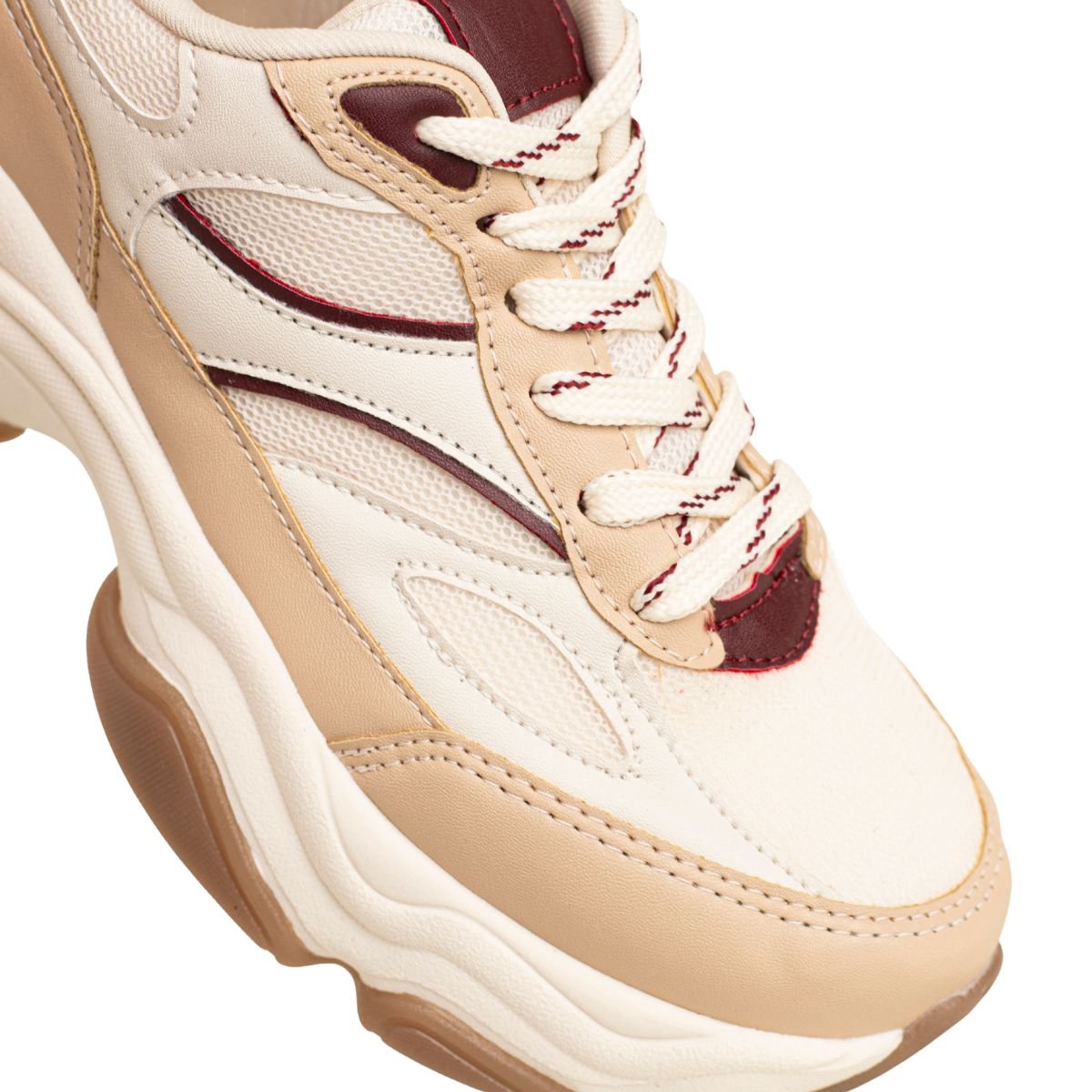 Tênis Feminino Chunky Dm Urban Bold Bege Bege 3