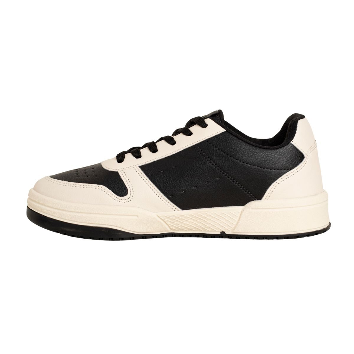 Tênis Feminino Casual Dm Urban Lumi Off White E Preto Preto/Off White 5