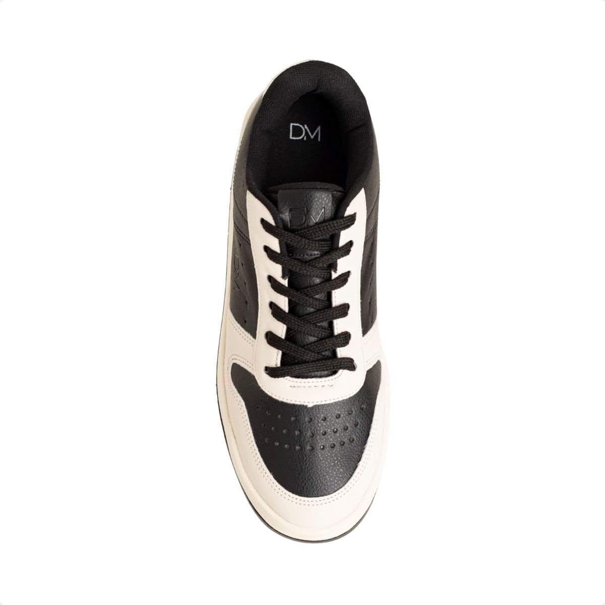 Tênis Feminino Casual Dm Urban Lumi Off White E Preto Preto/Off White 6