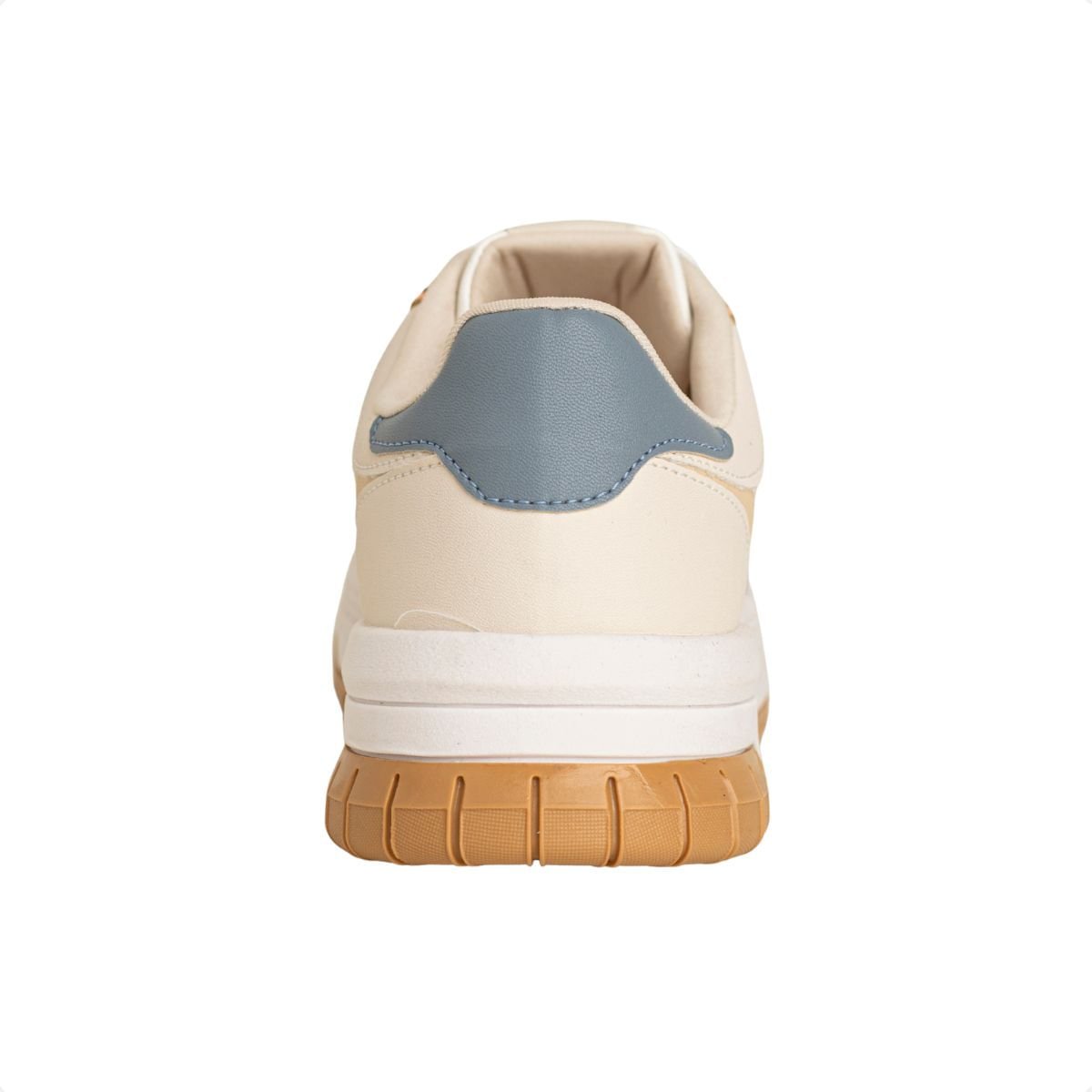 Tênis Feminino Comfy Dm Urban Flow Off White Azul E Bege Branco 4