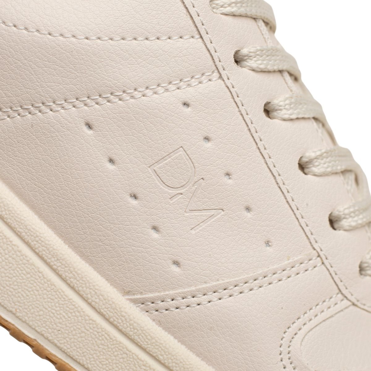 Tênis Feminino Casual Dm Urban Lumi Off White Bege 3