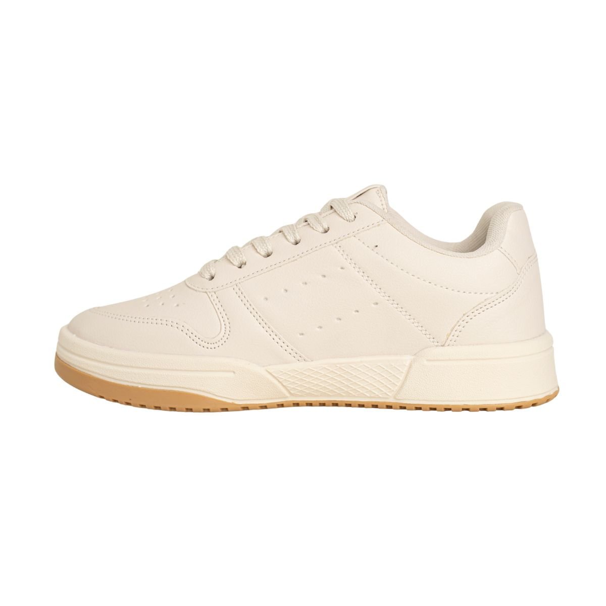 Tênis Feminino Casual Dm Urban Lumi Off White Bege 5