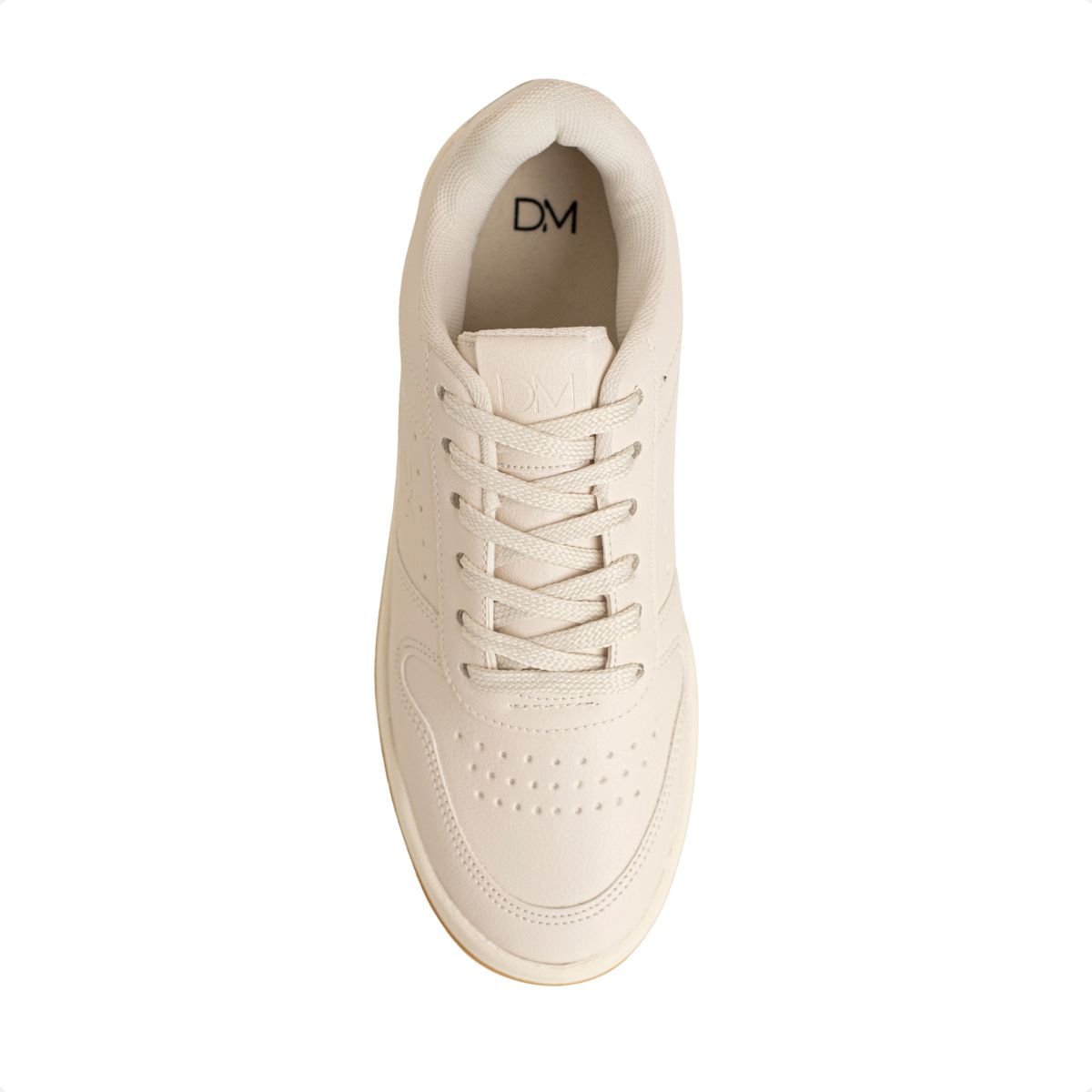 Tênis Feminino Casual Dm Urban Lumi Off White Bege 6