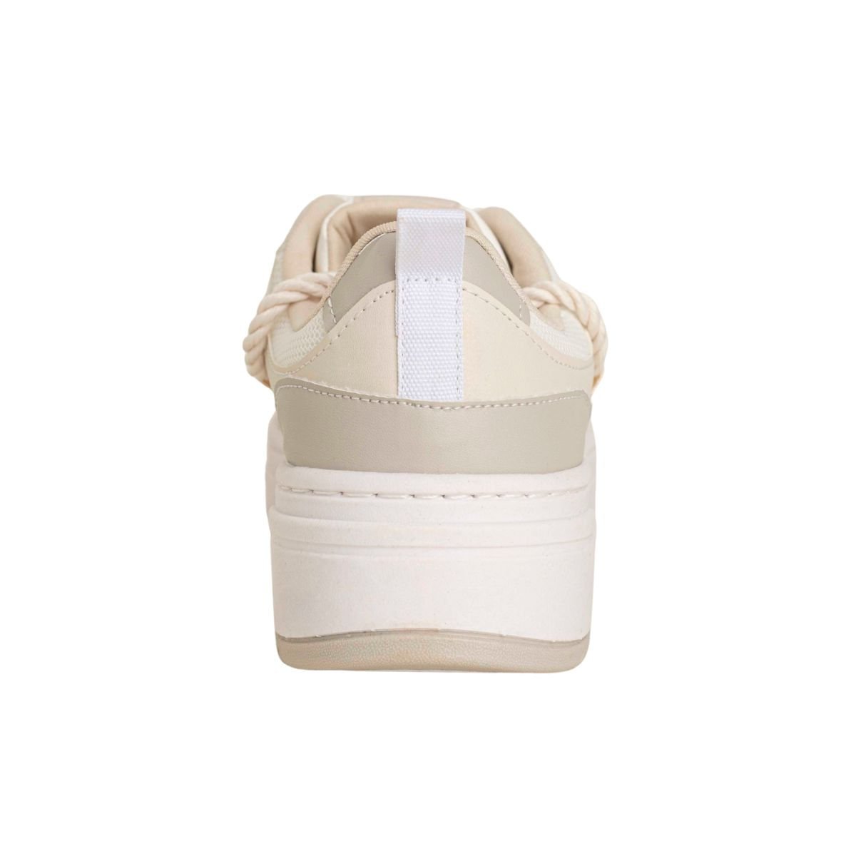 Tênis Feminino Casual Dm Urban Corda Off White Bege 4