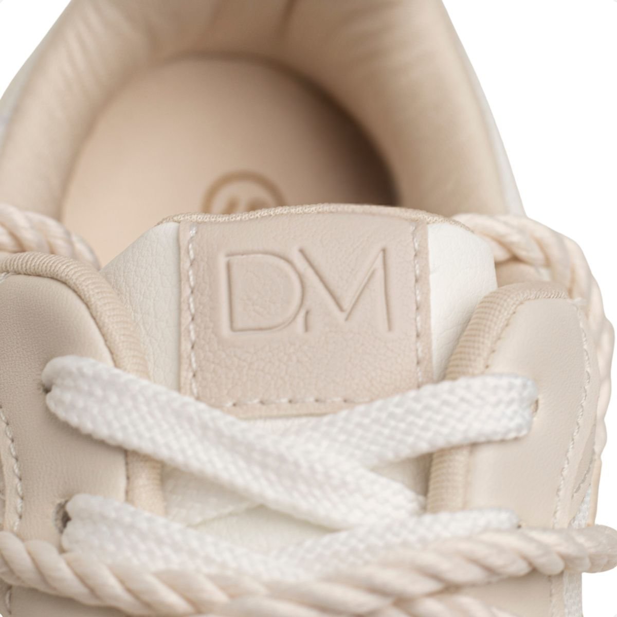 Tênis Feminino Casual Dm Urban Corda Off White Bege 3