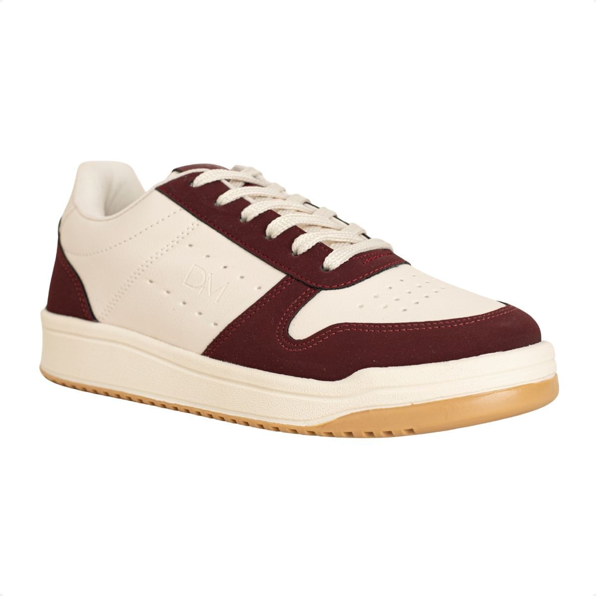 Tênis Feminino Casual Dm Urban Lumi Off White E Marsala Off White/Marsala 2
