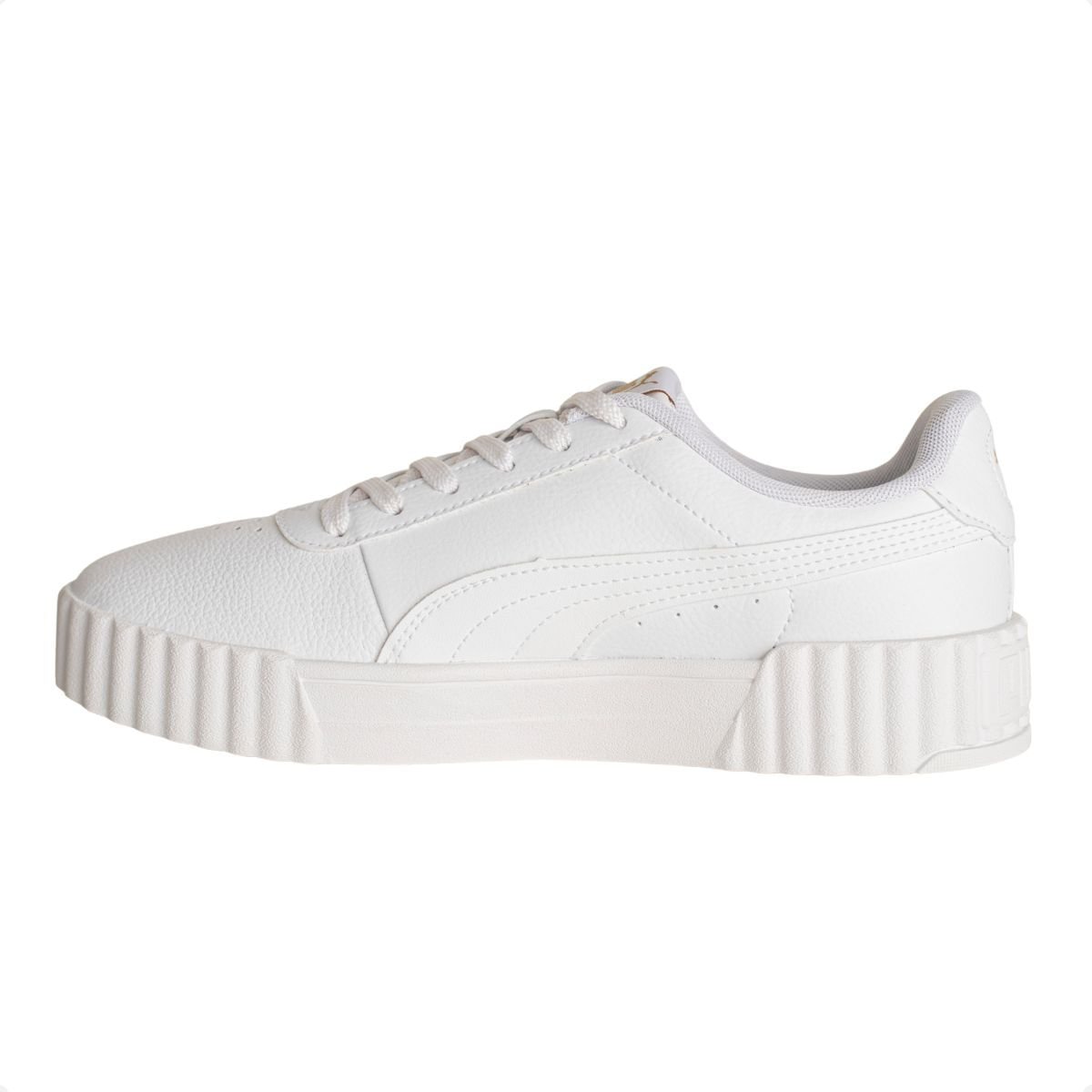 Tenis Casual Feminino Casual Puma Carina 3.0 Bdp Branco 5