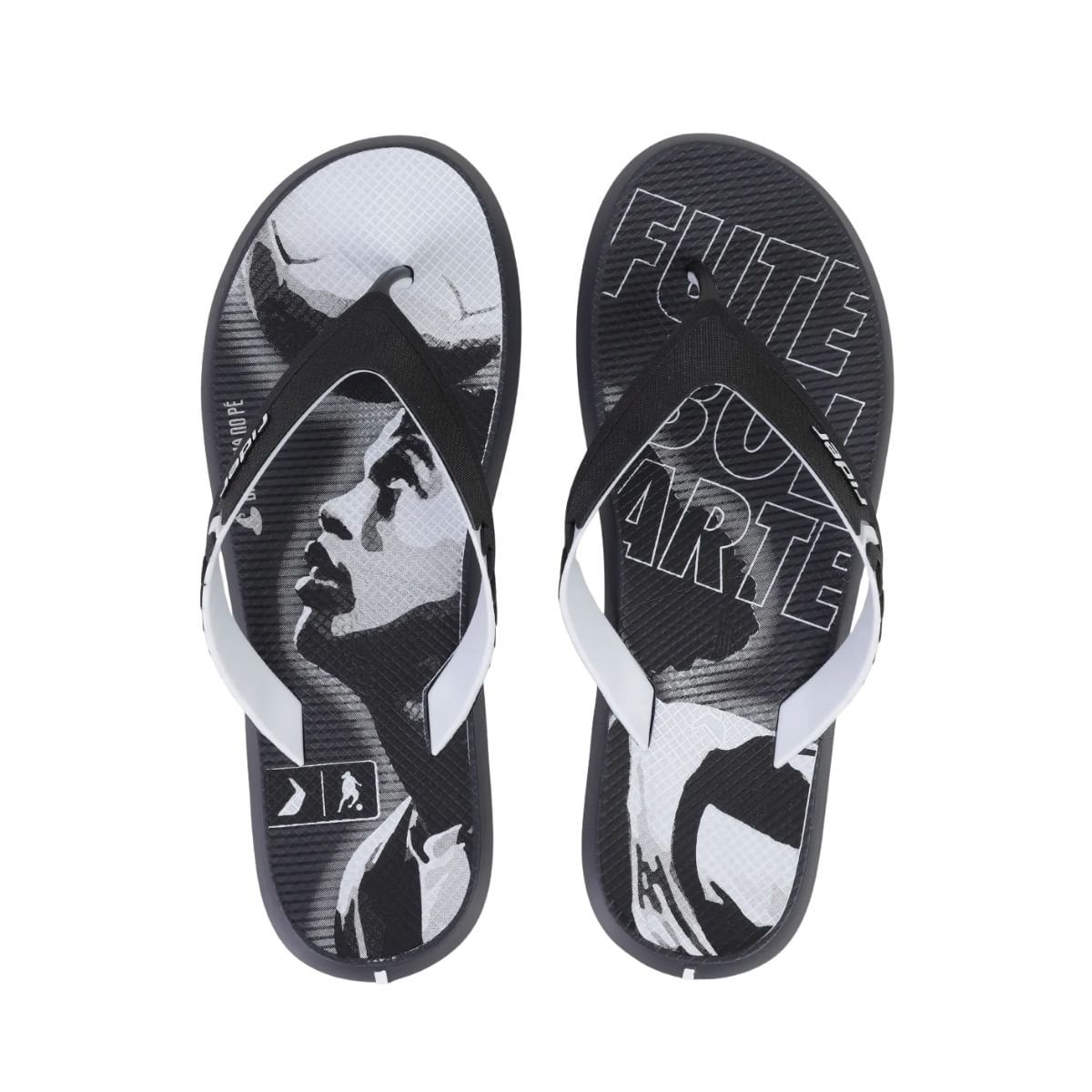 Chinelo Masculino Dedo Rider R1 Prime R10 Preto E Cinza Preto 6