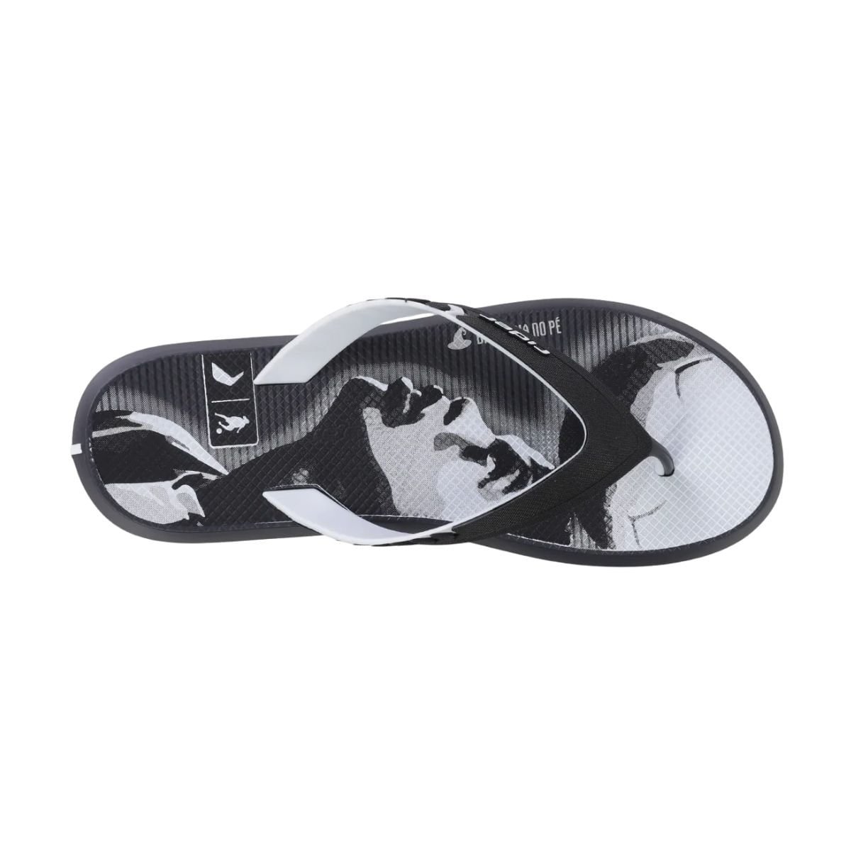 Chinelo Masculino Dedo Rider R1 Prime R10 Preto E Cinza Preto 2