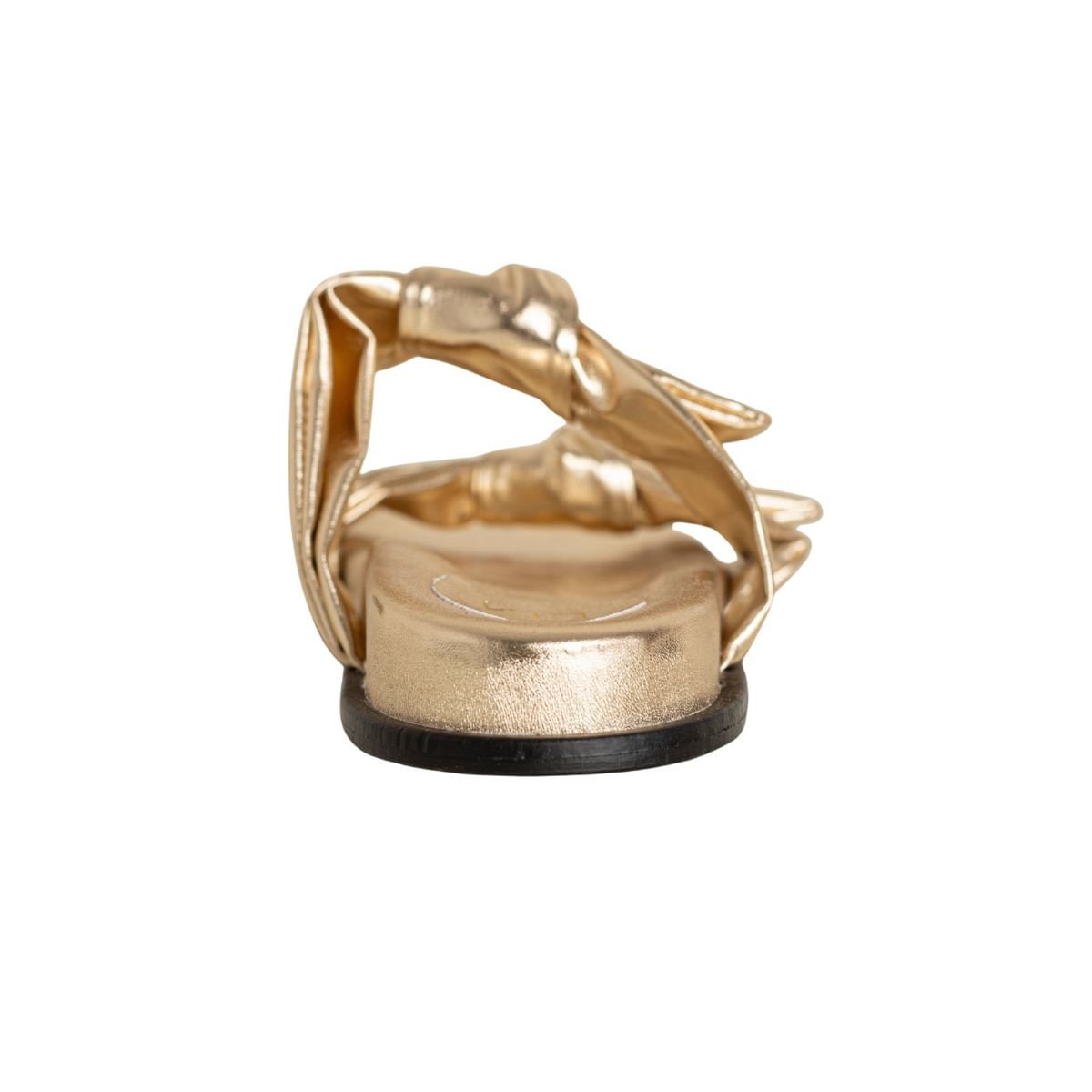 Tamanco Papete Feminino Nó Dm Dourado Dourado 4