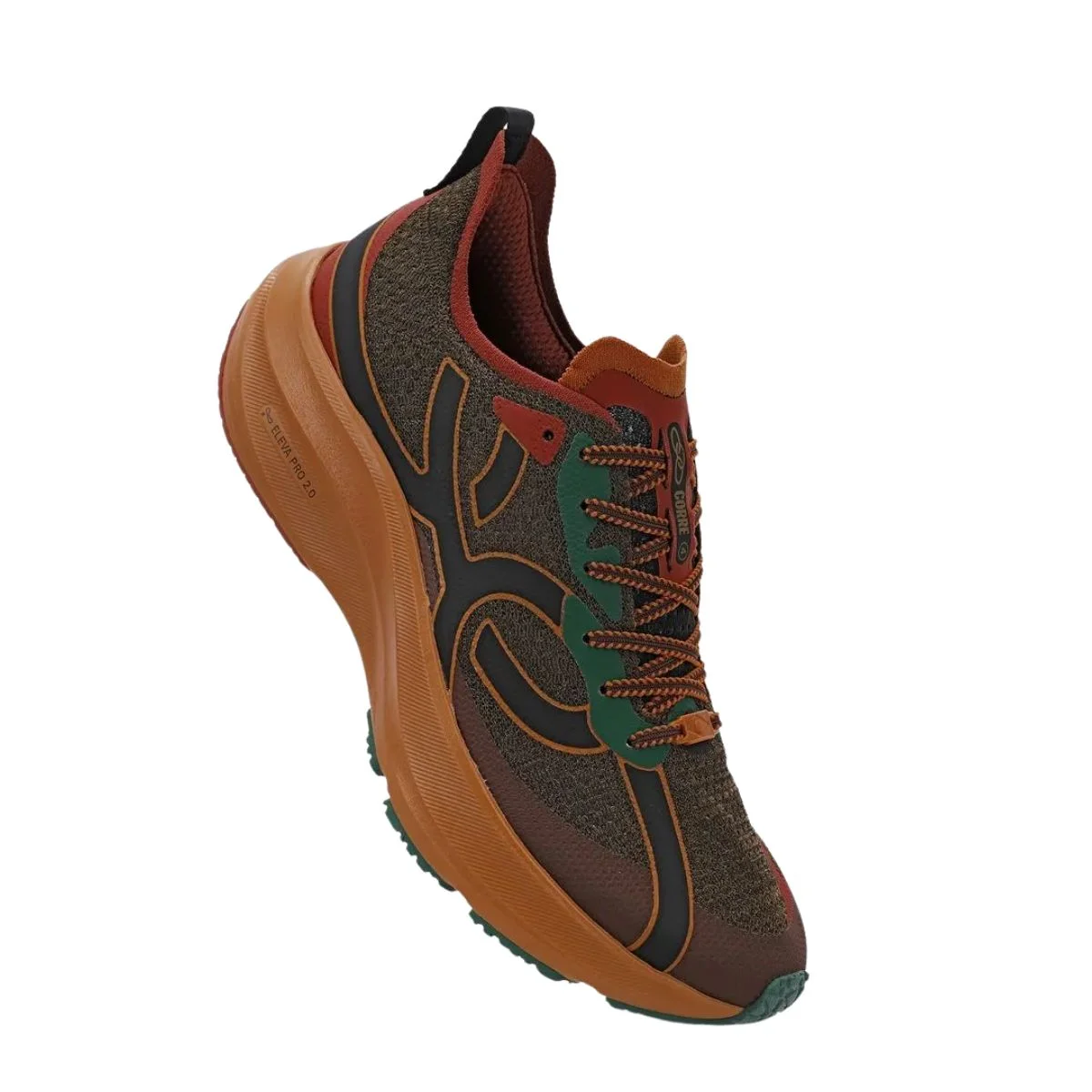 Tênis Corrida Masculino Olympikus Corre 4 Consciência Negra Marrom Multicores 2