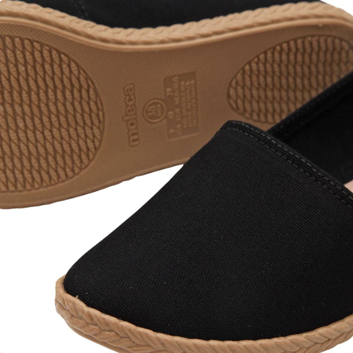 Sapatilha Feminina Moleca Alpargata Preta Preto 5