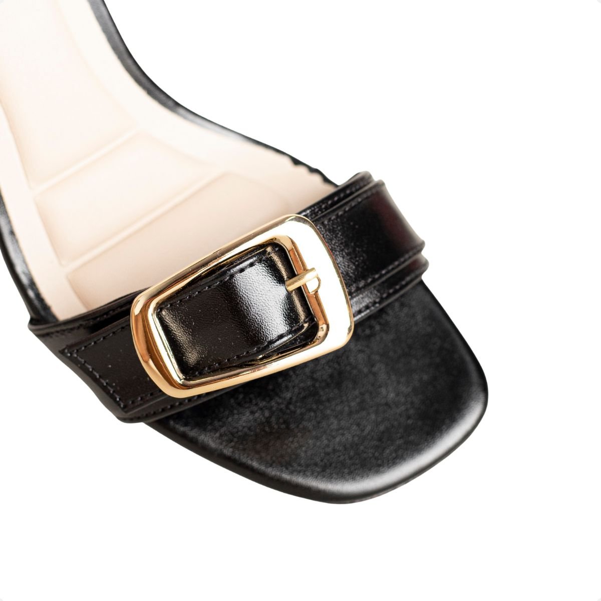 Sandália Salto Bloco Dm Preta Preto 7