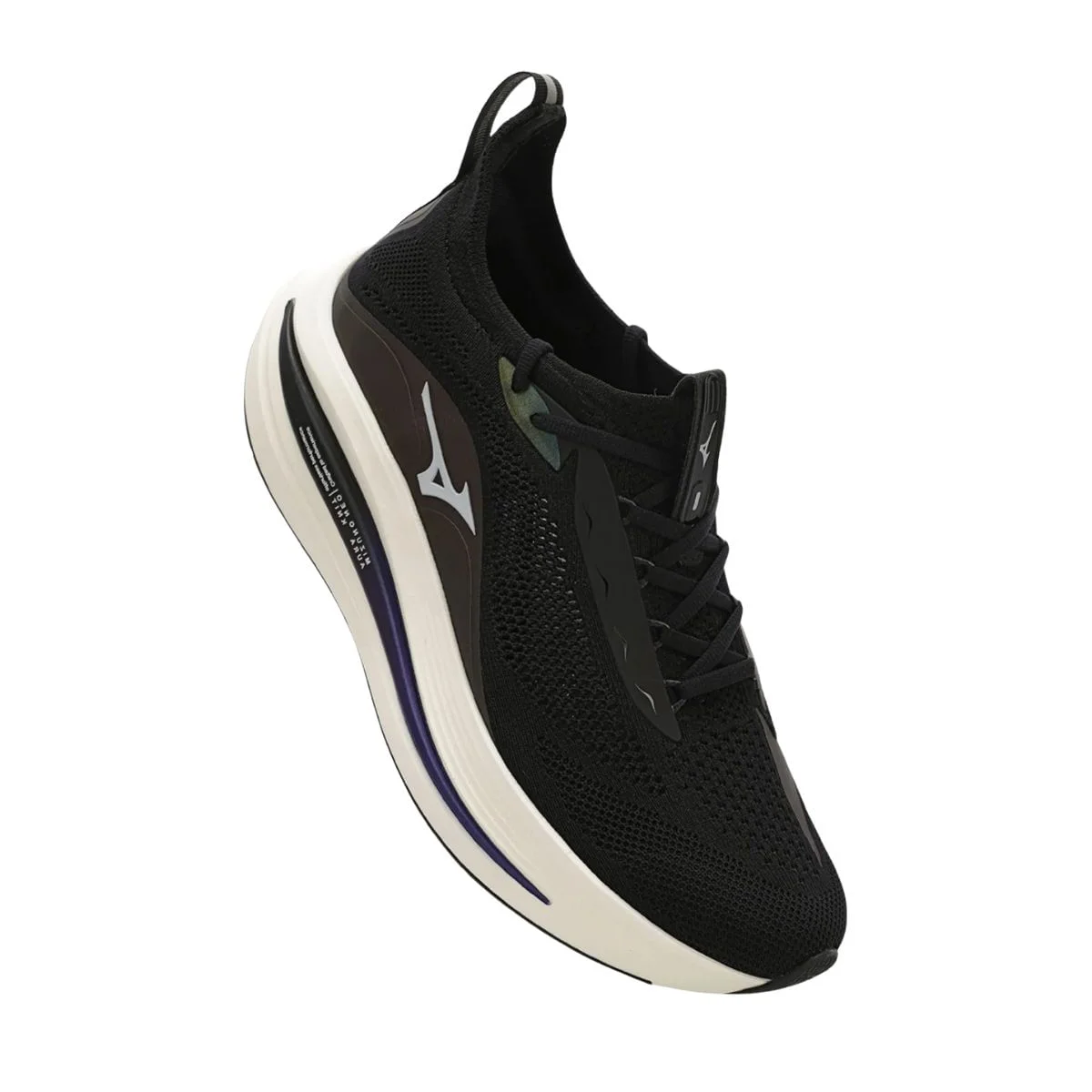 Tênis Corrida Masculino Mizuno Neo Aura Knit Preto Preto 2
