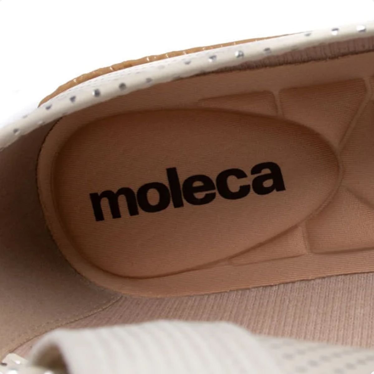 Sapatilha Feminina Moleca Napa Branco Branco 7