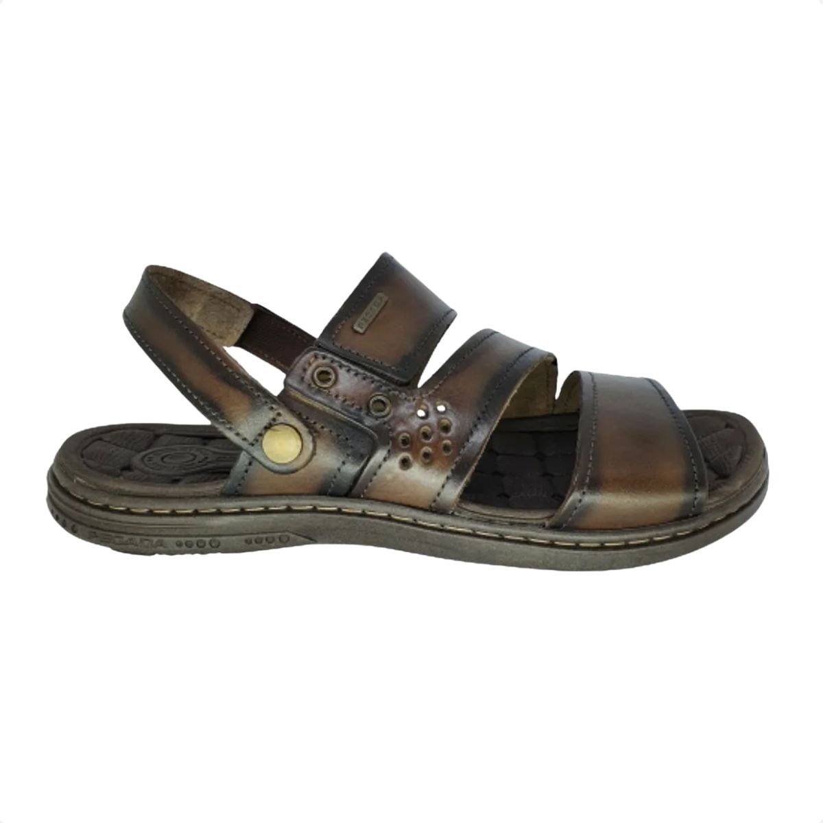 Sandália Masculina Pegada Amortech Marrom