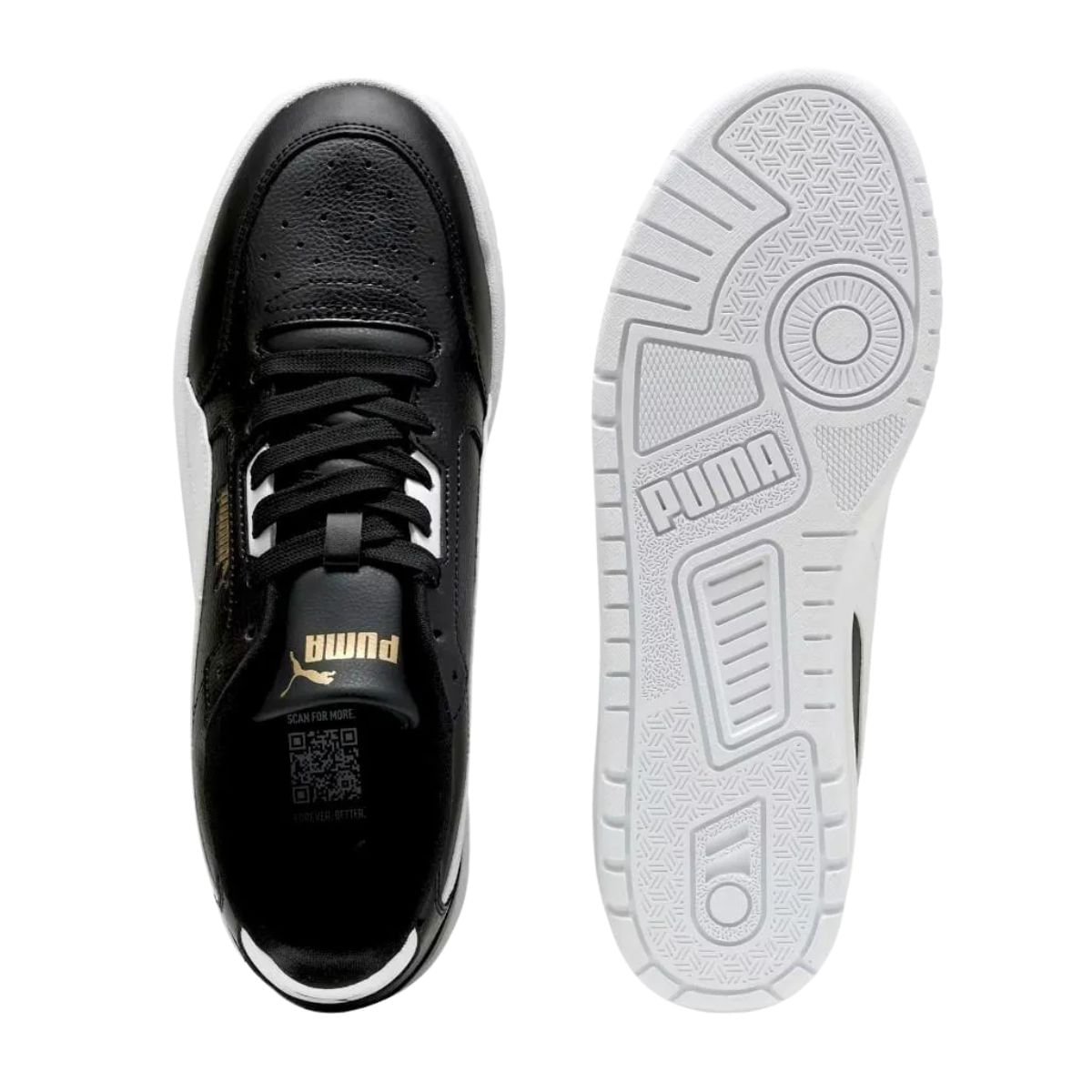 Tênis Casual Masculino Puma Shuffle Downtown Preto Preto 3