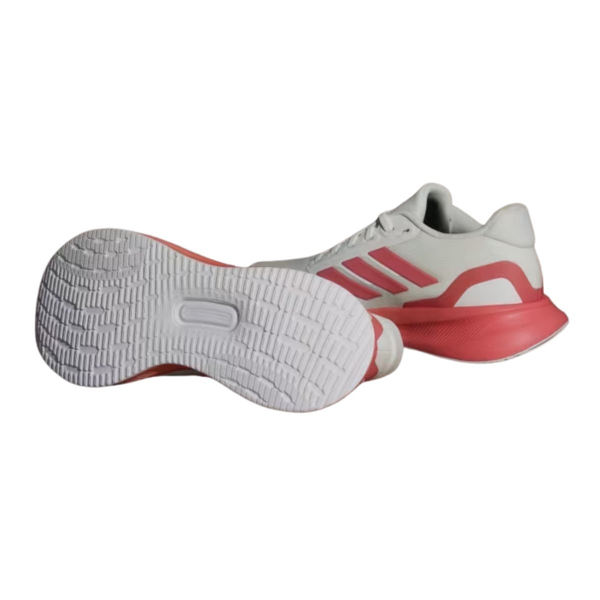 Tênis Corrida Feminino Adidas Runfalcon 5 Branco E Laranja Branco 6