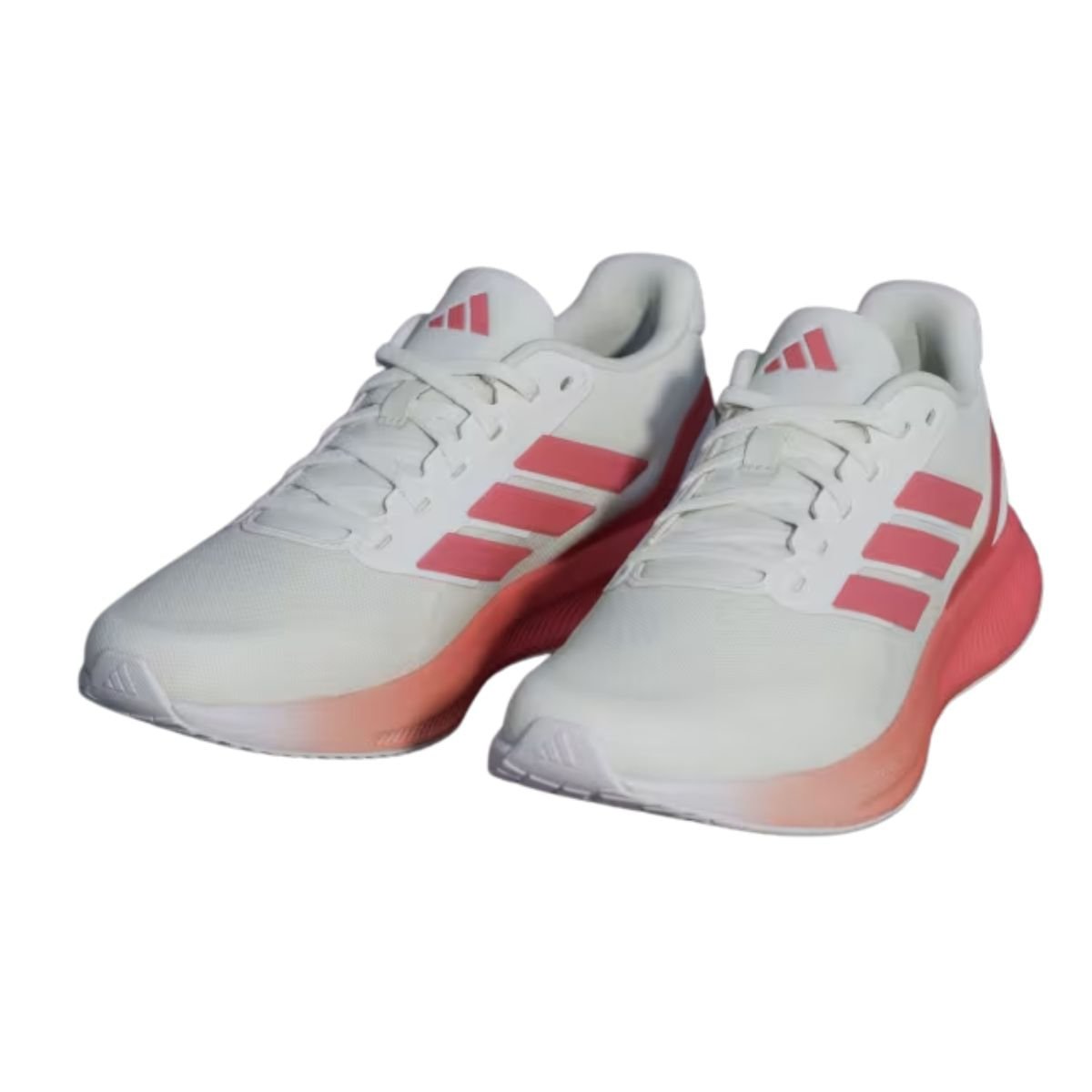Tênis Corrida Feminino Adidas Runfalcon 5 Branco E Laranja Branco 7