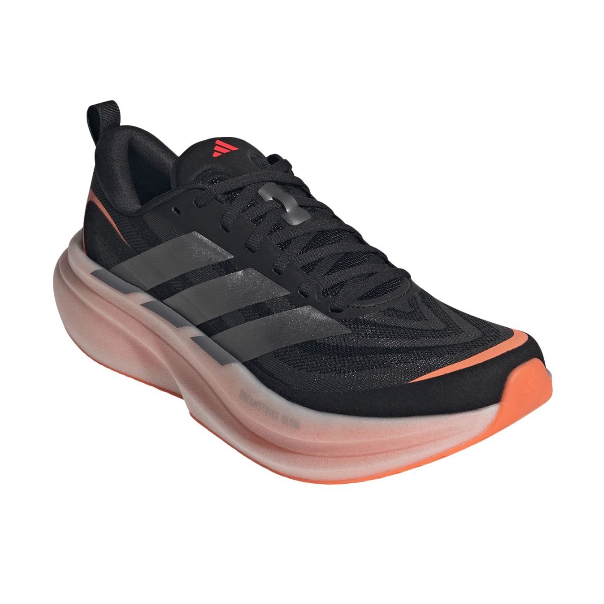 Tênis Corrida Masculino Adidas Supernova Glide Preto E Laranja Preto 2