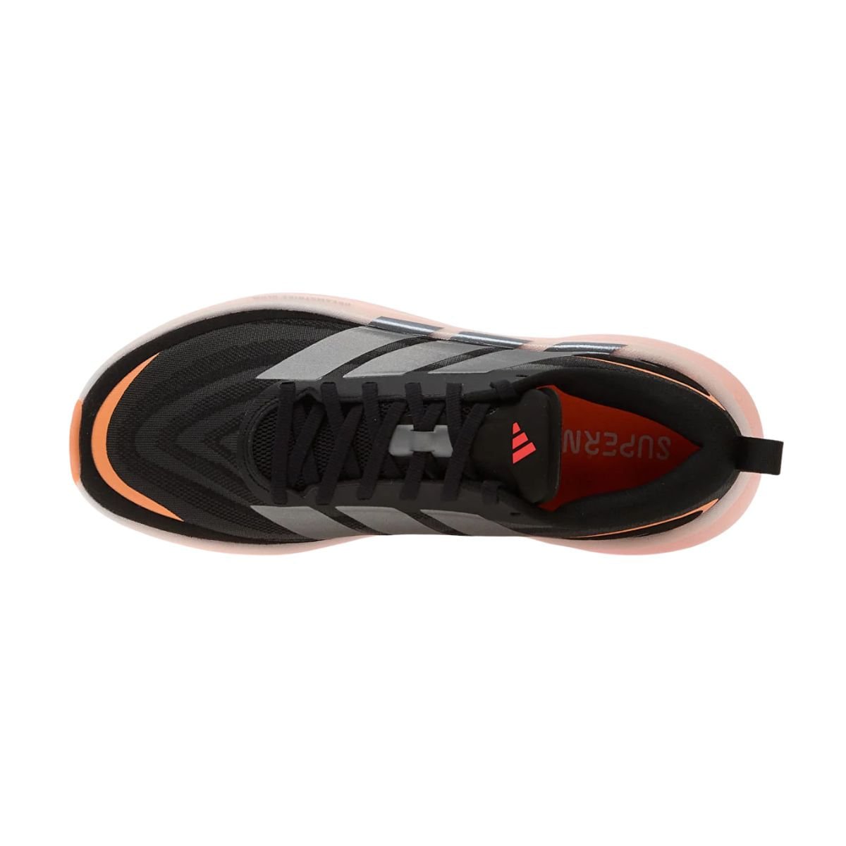 Tênis Corrida Masculino Adidas Supernova Glide Preto E Laranja Preto 3
