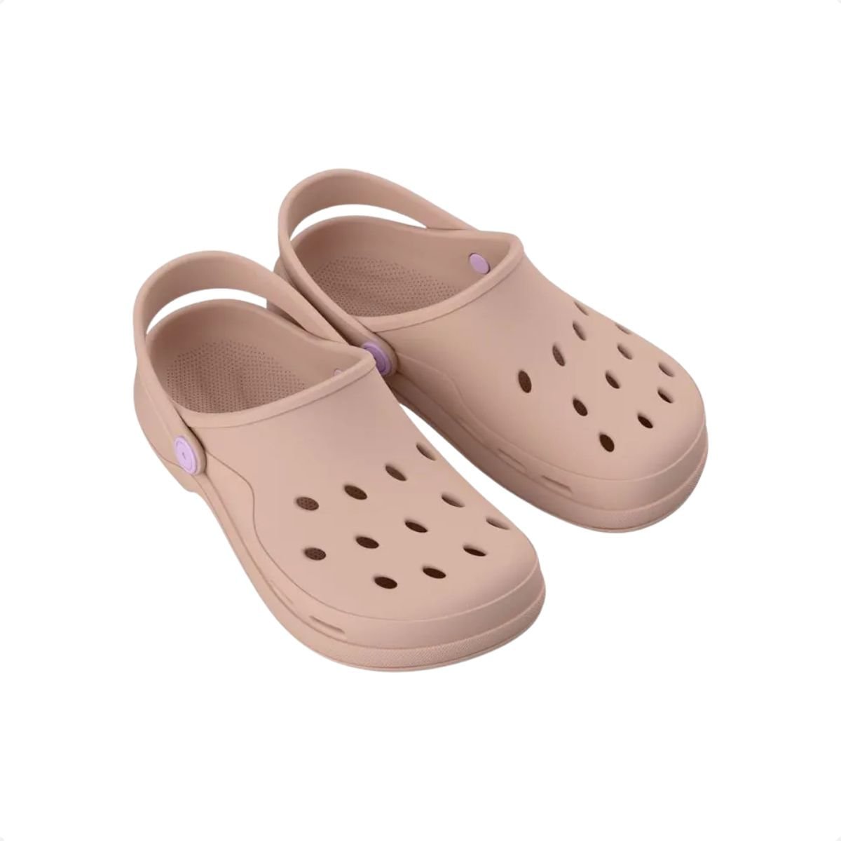 Babuche Feminina Grendene Zaxy Joy Marrom Mocca Rosê 2