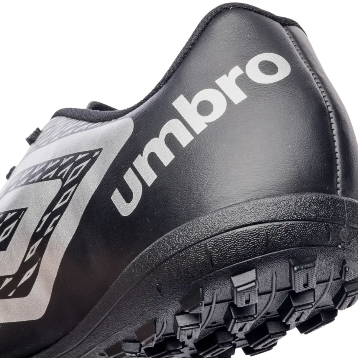 Chuteira Society Masculina Umbro X-Diamond Preta Cinza 6