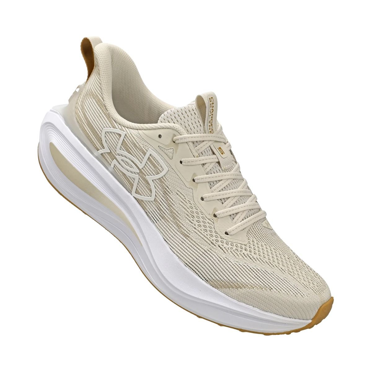 Tênis Corrida Feminino Under Armour Skyline 5 Bege Bege 2