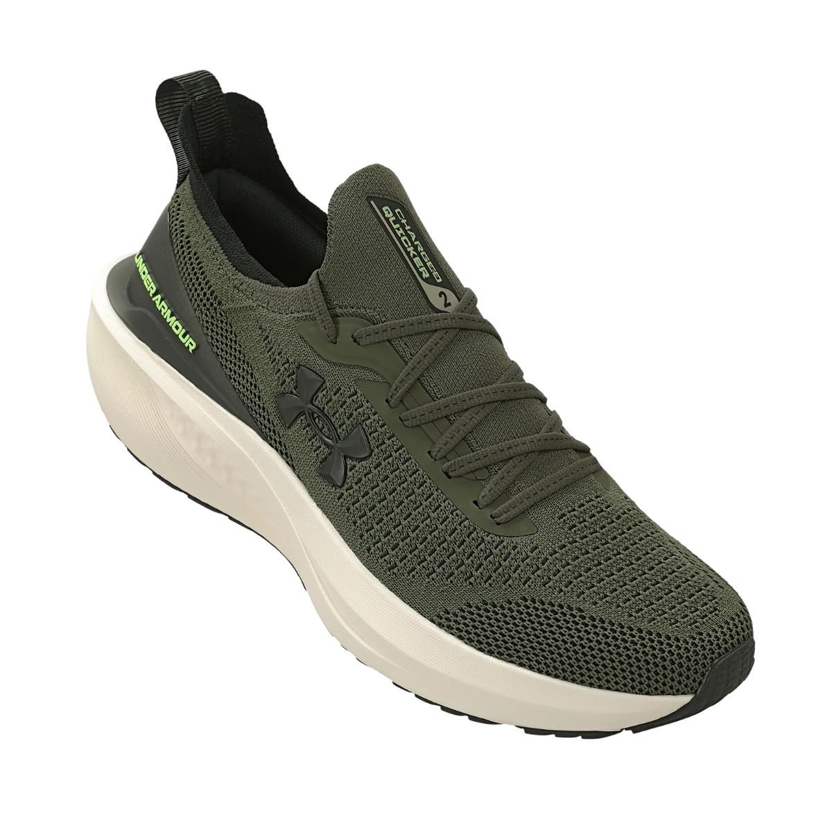 Tênis De Corrida Masculino Under Armour Quicker 2 Verde Verde 2