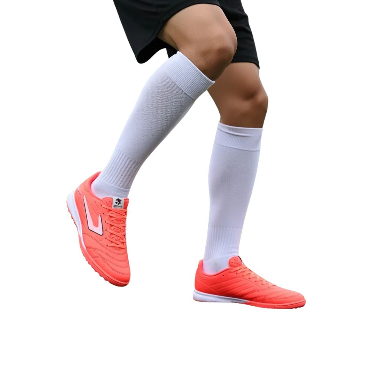 Chuteira Society Masculina Topper Maestro Light Coral Coral 2