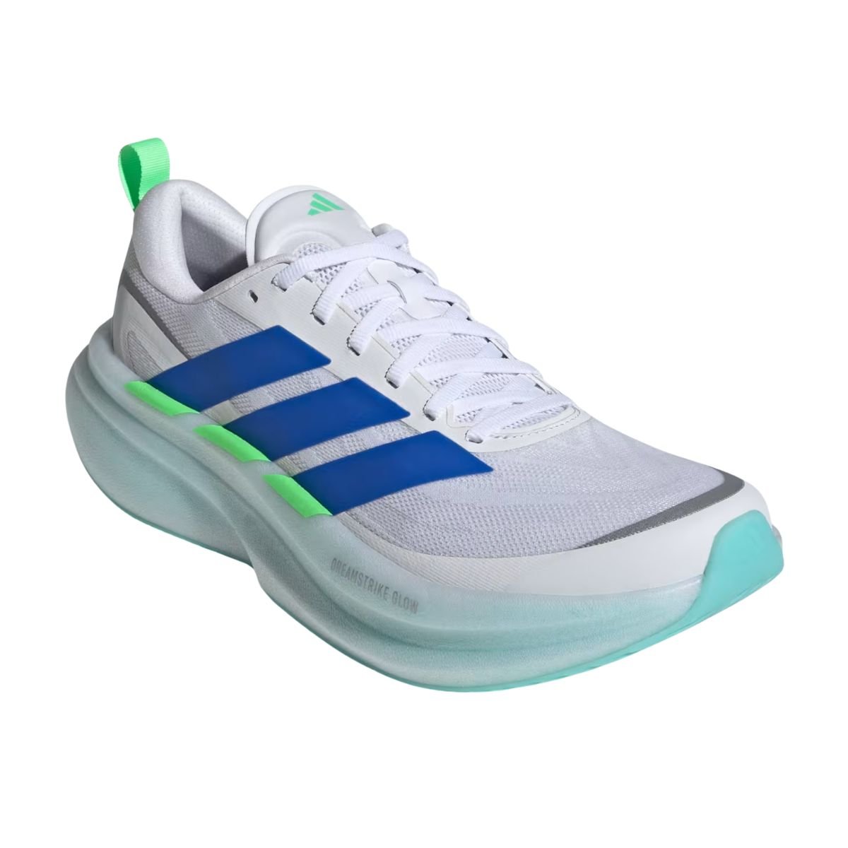 Tênis Corrida Masculino Adidas Supernova Glide Branco E Azul Branco 2