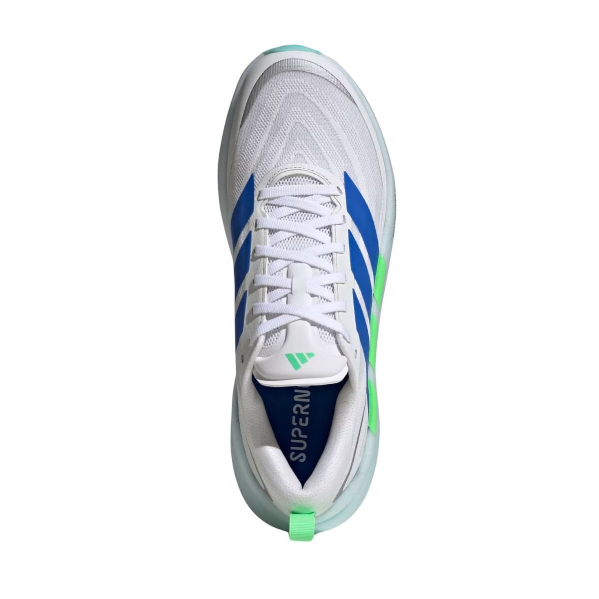 Tênis Corrida Masculino Adidas Supernova Glide Branco E Azul Branco 3