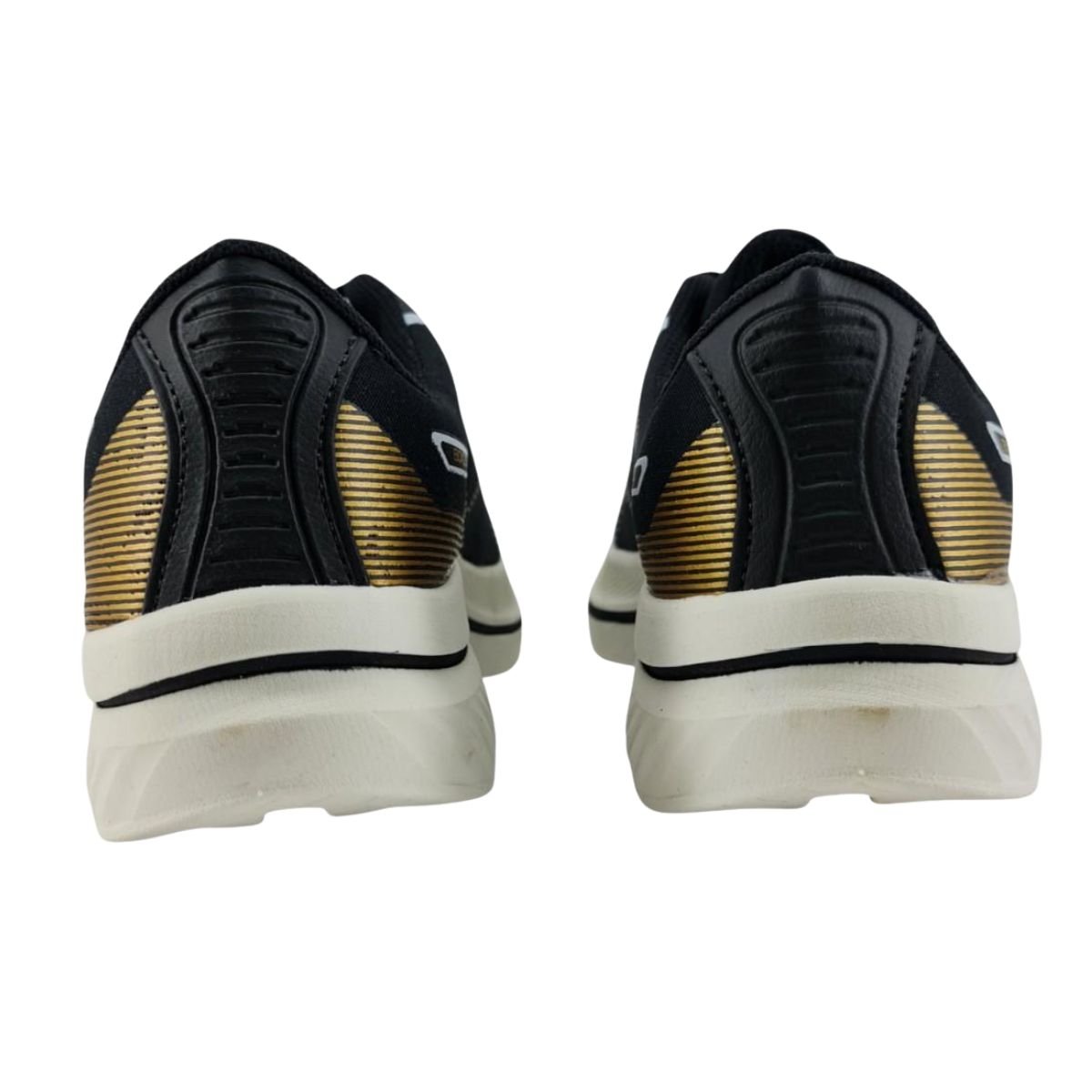 Tênis Corrida Masculino Jogging Box 200 Preto E Dourado Preto 6