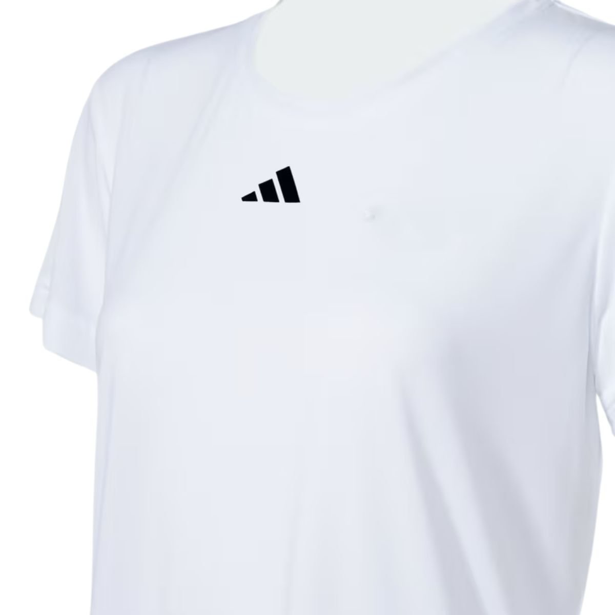 Camiseta Feminina Adidas Own The Run 3 Listras Branca Branco 2