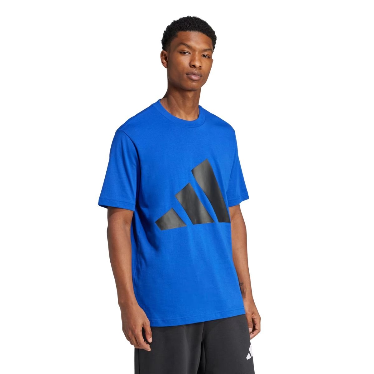 Camiseta Masculina Adidas Essentials Big Logo Azul Azul 2