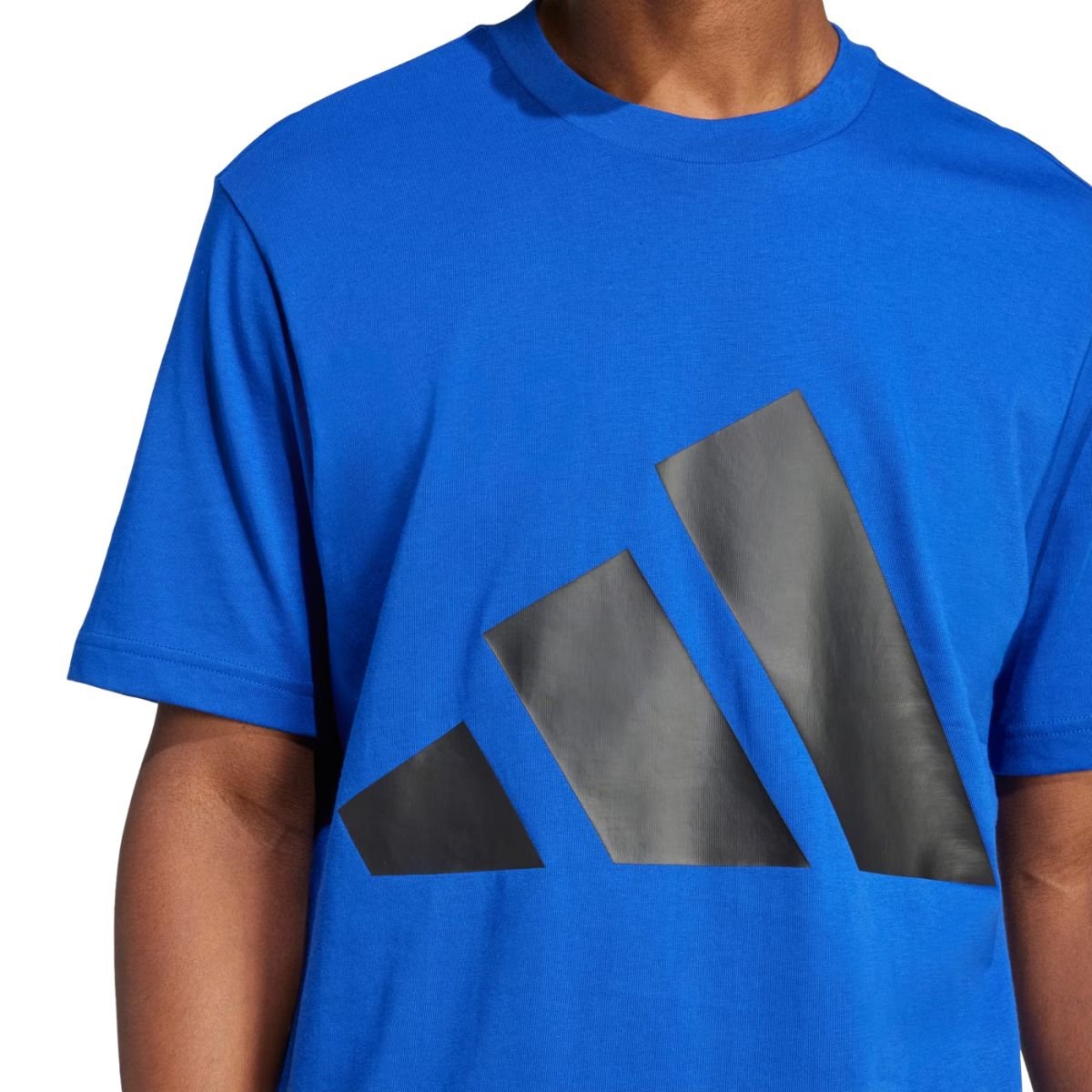 Camiseta Masculina Adidas Essentials Big Logo Azul Azul 3