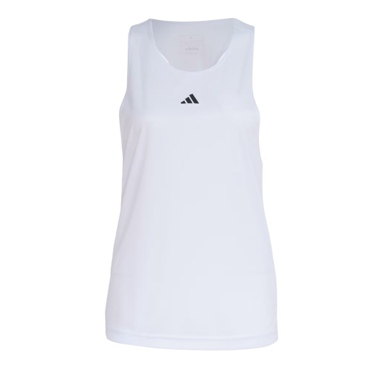 Camiseta Feminina Adidas Regata Treino Básica Branca Branco 4
