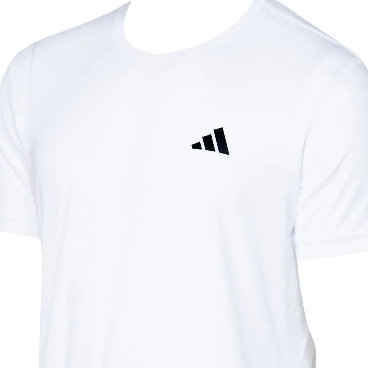Camiseta Masculina Adidas Own The Run 3 Listras Branca Branco 2