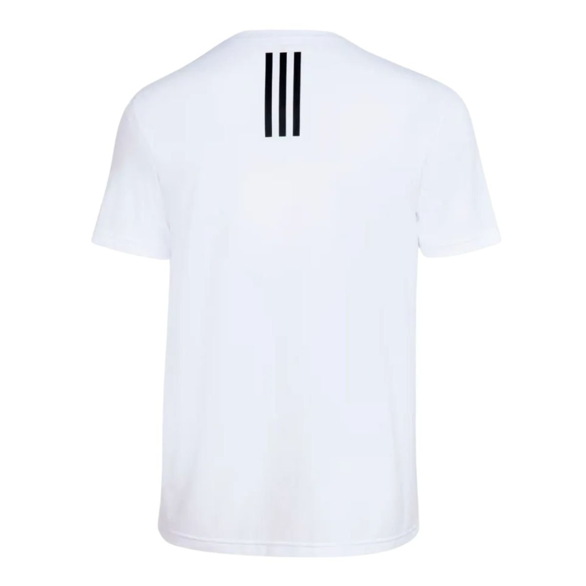 Camiseta Masculina Adidas Own The Run 3 Listras Branca Branco 4