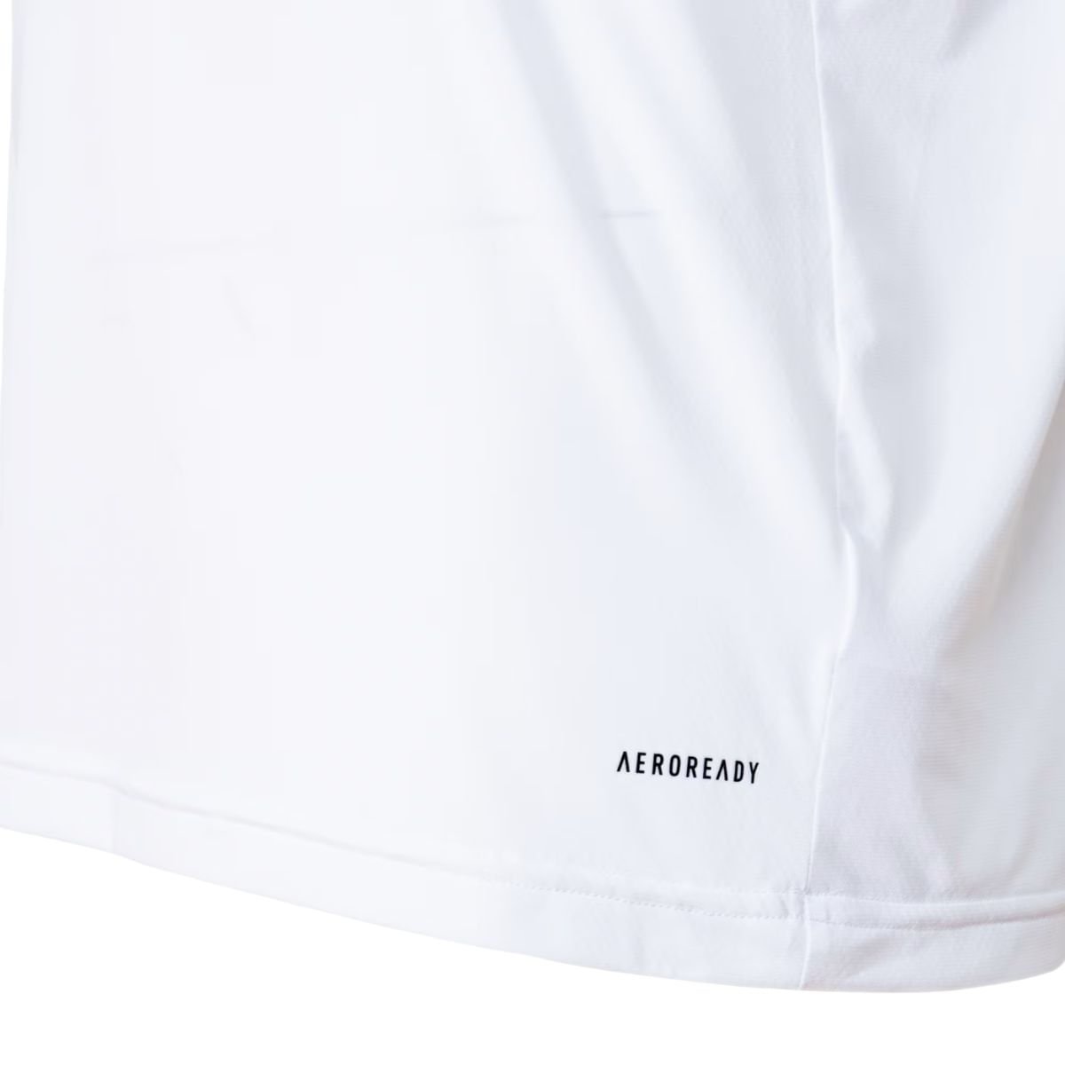 Camiseta Masculina Adidas Own The Run 3 Listras Branca Branco 5
