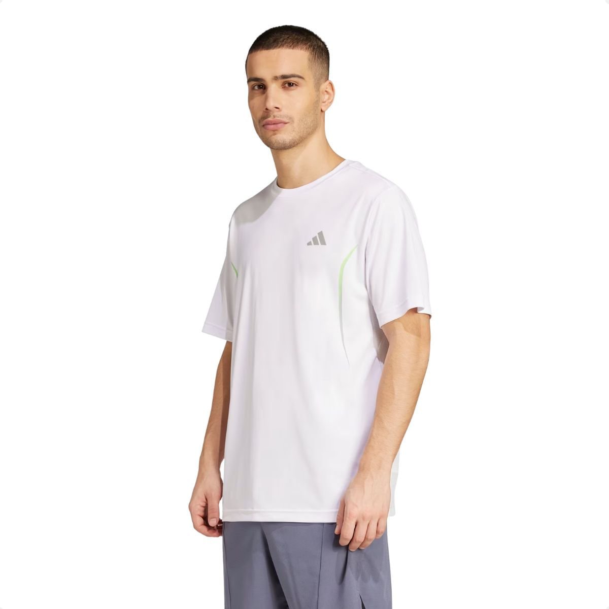 Camiseta Masculina Adidas Tech Apparel Branca