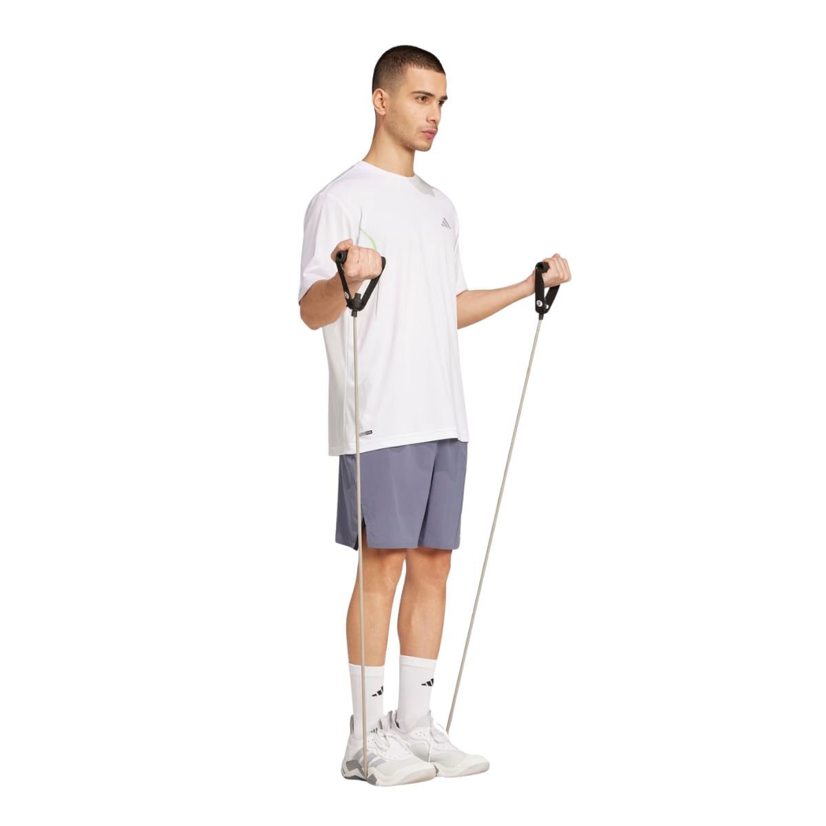 Camiseta Masculina Adidas Tech Apparel Branca Branco 2