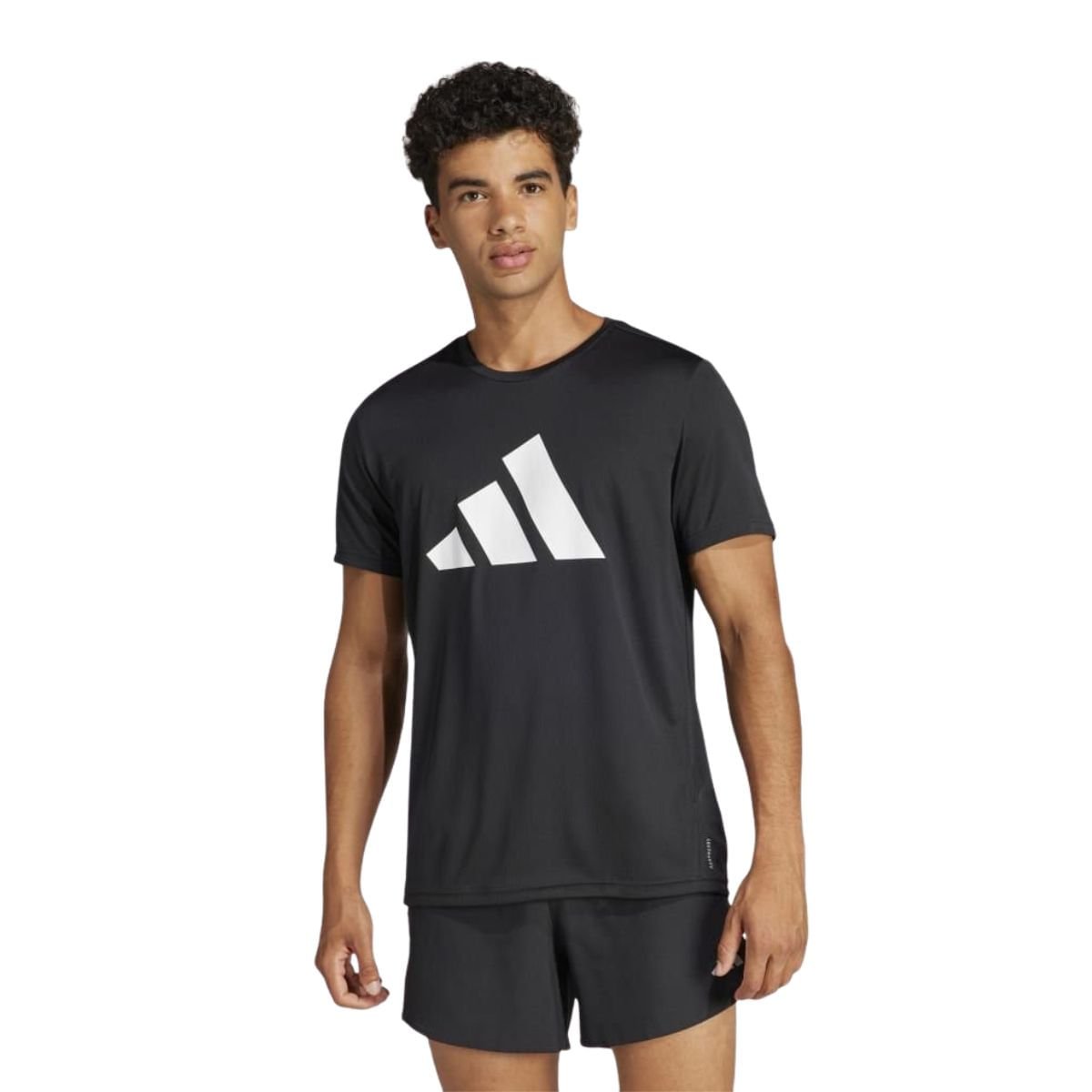 Camiseta Masculina Adidas Run It Preta Preto 3