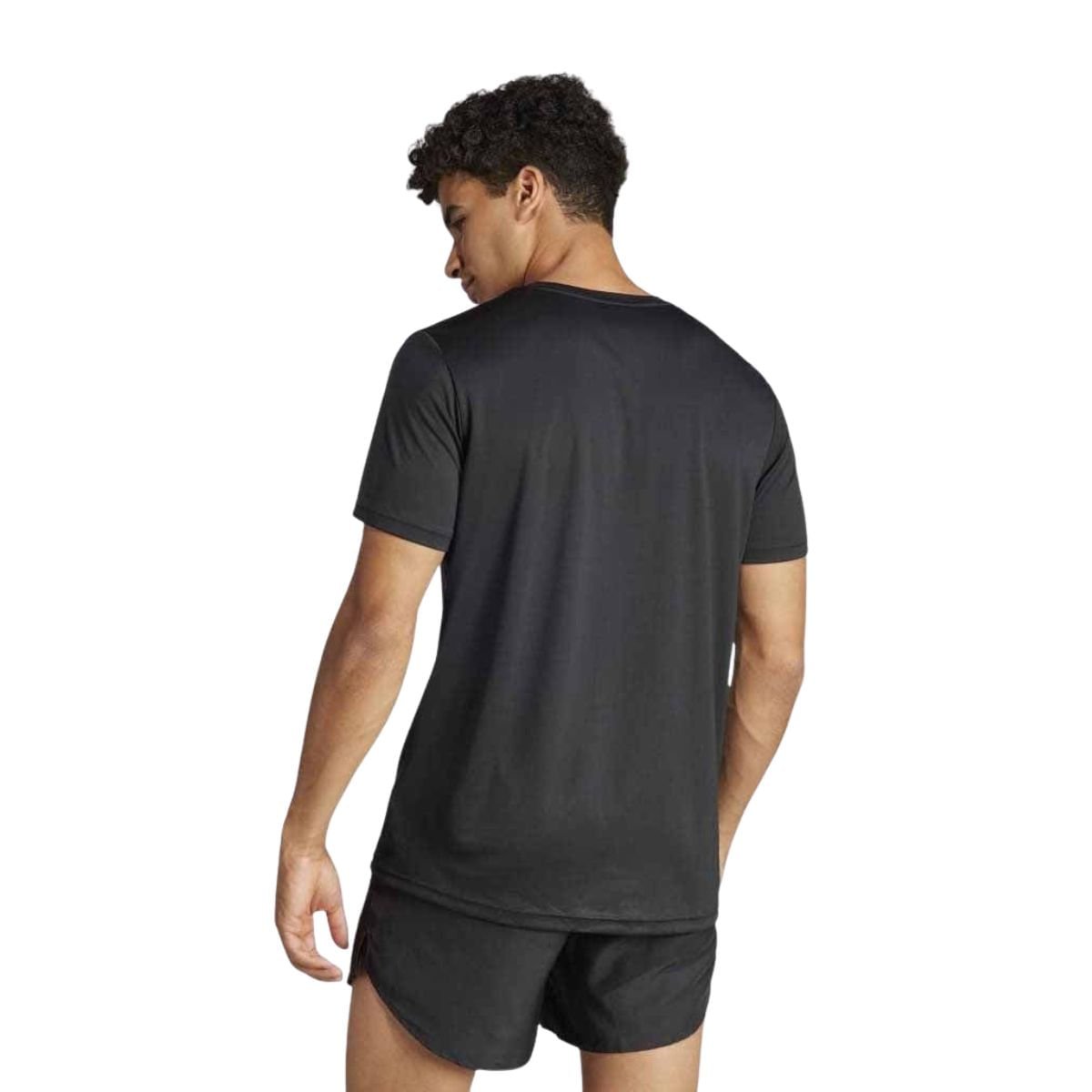 Camiseta Masculina Adidas Run It Preta Preto 4