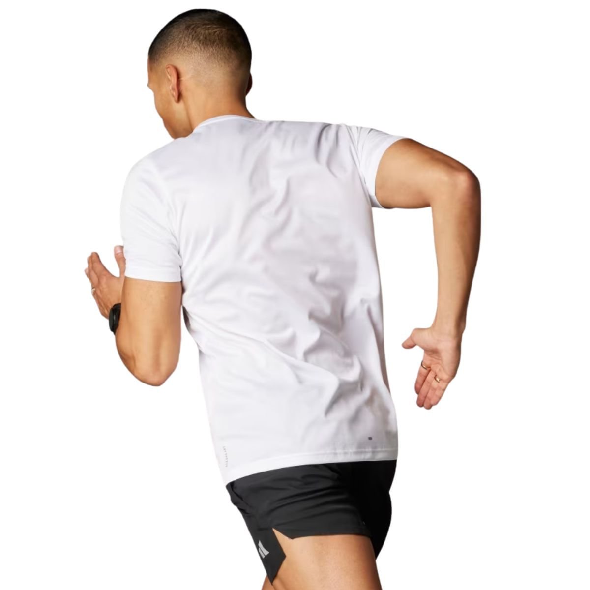 Camiseta Masculina Adidas Run It Branca Branco 2