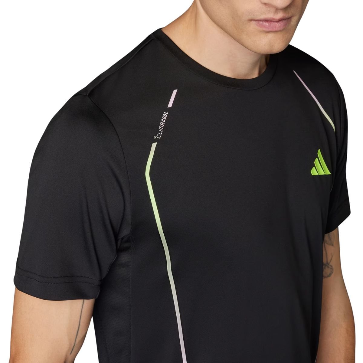 Camiseta Masculina Adidas Tech Apparel Preta Preto 3