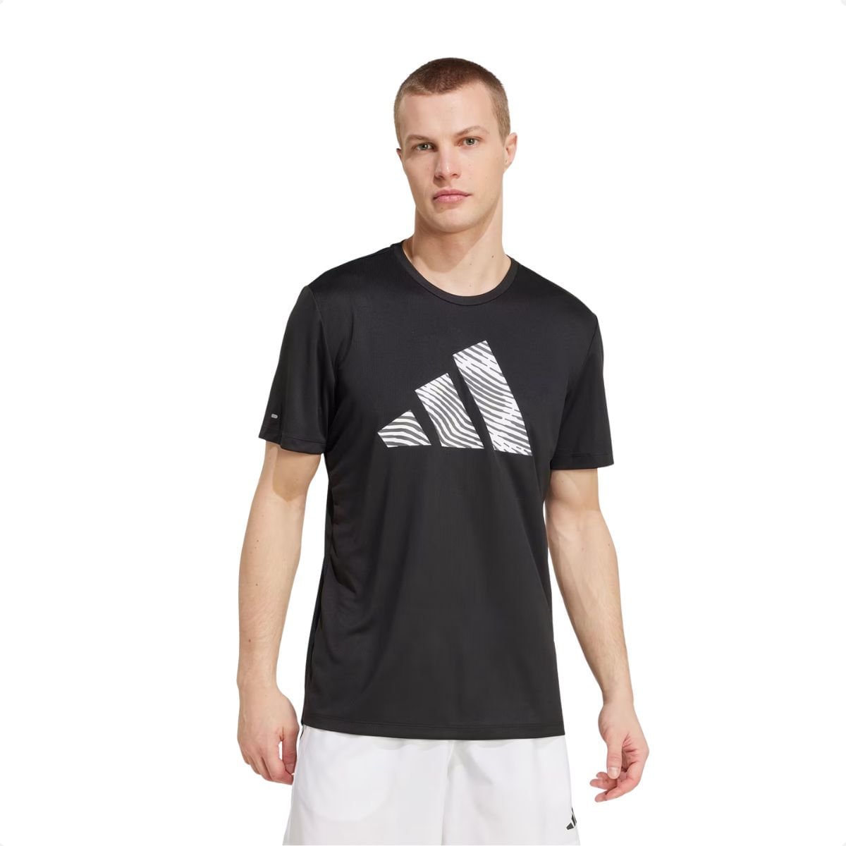 Camiseta Masculina Adidas Adi365 Essentials Brand Love Preta Preto 5